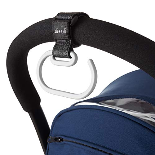 Ali+Oli Modern Stroller Hook - Universal Fit for Walkers, Wheel Chairs, Buggy's & Prams