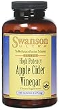 High Potency Apple Cider Vinegar 625 mg 180 Caps by Swanson Ultra