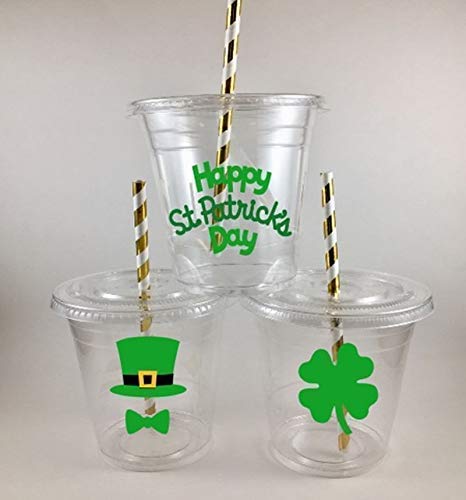 plastic cups with lids and straws personalized