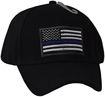 Thin Blue Line Flag Low Profile Baseball Cap