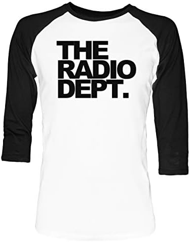 Rundi TRD Unisex Baseball T-Shirt Men's Women's 2/3 Sleeves White Black
