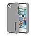 iPhone SE 5S 5 Case, Incipio iPhone SE 5S 5 Case DualPro Shockproof Hard Shell Hybrid Rugged Dual Layer Protective Outer Shell Shock and Impact Absorption Cover - Grey/Charcoal