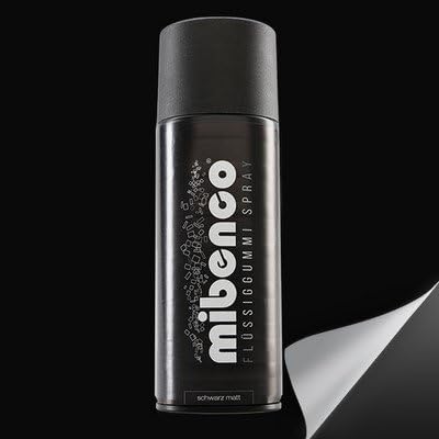mibenco Spray Rubber Fluids 400 ml Matte Black