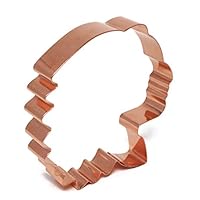 4 Inch Indian Headdress Copper Cookie Cutter by The Fussy Pup