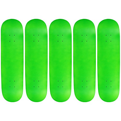 8.0" Blank Skateboard Deck Neon Green Moose 7-Ply Canadian M