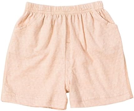 Yoyosoudou Baby Shorts Natural Organic Cotton Baby Pants (12-18month, 1 Khaki)
