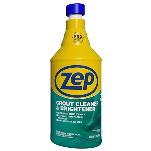Zep Grout Cleaner and Brightener - ZU104632 - Deep Cleaning Formula Plus photo 12