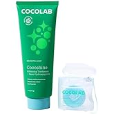 Cocolab Cocofloss Oral-Care Set, 1 Spool Dental Floss & 1 Cocoshine, Woven String Floss with Coconut Oil, Powerful Whitening 