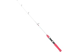 PHENOFICE Ultra-Light Fiberglass Ice Fishing Rod Adjustable Short Lure Fishing Pole for Winter Outdoor Prawn