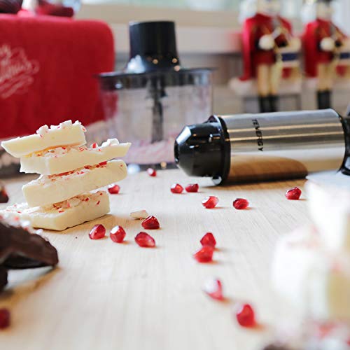 Tenergy Immersion Blender, 200W Stepless Speed Control Hand Blender Set