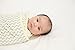 Miracle Blanket Swaddle Wrap – Help Your Newborn Sleep Longer – Soft & Secure Sleep Sack for Infants – Easy-to-Use Swaddling Blanket for a Calm Baby (Yellow & Gray Chevron)