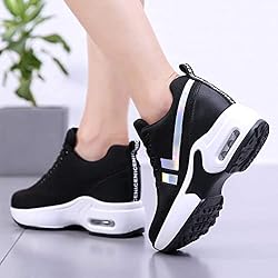 AONEGOLD Women's Platform Sneakers Wedges High Top
