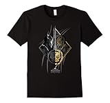 Mens Marvel Black Panther Movie Jaguar Split Clawed T-Shirt 2XL Black
