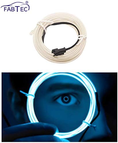 FABTEC EL Wire Car Interior Light Ambient Neon Light for All Car Models (5 Meter) (Ice Blue) FABTEC EL Wire Car Interior Light Ambient Neon Light for All Car Models (5 Meter) (Ice Blue)