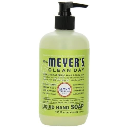 Mrs. Meyer's Clean Day Liquid Hand Soap, Lemon Verbena, 12.5 Fluid Ounce Bottles (Case of 6) image