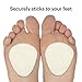 Metatarsal Foot Pads for Pain Relief – 1/4″ Thick, 3M Adhesive, Ball of Foot Cushions for Women & Men, Forefoot Support (12 Pack) – by Moon Healththumb 3