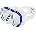 Whale An-ti Fog Dive Mask Scuba Diving Goggles,Waterproof and Quick Adjustable Snorkeling Masks for Men & Women-Blue
