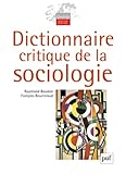 Image de Dictionnaire critique de la sociologie (French Edition)
