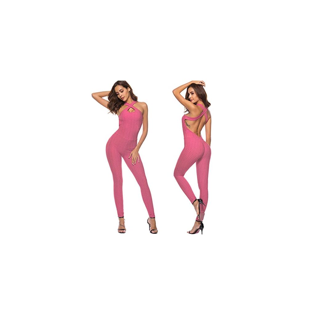 Lailailaily Women’s OnePiece Sport Yoga Jumpsuit Running Fitness
