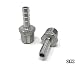 CONCORD 304 Stainless Steel 3/8" Barb Hose to 1/2" NPT Home Brew Fitting. 2 Pack