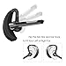 NEXGADGET Bluetooth Headset, V4.2 Wireless Bluetooth Earpiece Hands Free with Dual Microphones & Mute Switch, Wind Noise Cancelling Headphones for Business/Driver/Trucker (Black)