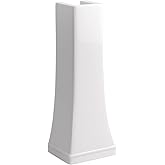PROFLO PF1071 Holyoke Bathroom Sink Pedestal Only for PF1171WH, PF1174WH and PF1178WH - White