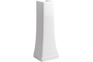 PROFLO PF1071 Holyoke Bathroom Sink Pedestal Only for PF1171WH, PF1174WH and PF1178WH - White