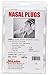 MUELLER Sports Medicine Nasal Plugs, Nose Bleed Stopper for Men and Women, First Aid Kit Medical Supplies, 100% Virgin Cotton, 300 Pieces