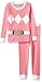 INTIMO Girls' Little Pink Ranger Pajama Set, 4