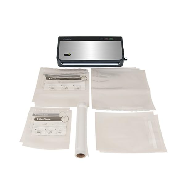 FoodSaver-FM2435-ECR-Vacuum-Sealing-System-with-Bonus-Handheld-Sealer-and-Starter-Kit-Silver