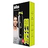 Braun-6-in-1-All-in-one-Trimmer-3-MGK3221-Hair-Clipper-and-Beard-Trimmer-with-Lifetime-Sharp-Blades-Ear-Nose-Trimmer-Head-5-Attachments-BlackVolt-Green-UK-2-Pin-Bathroom-Plug Braun 6-in-1 All-In-One Series 3, Male Grooming Kit With Beard Trimmer, Hair Clippers & Precision Trimmer, 5 Attachments…