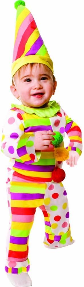 Dress Up America Colourful Boy's Clown - Colourful Clown Dress Up Set for Role Play