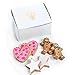 THE QUEEN'S TREASURES 18 Inch Doll Food and Accessories, Bakery Collection 6 Piece Hearts and Stars Shaped Frosted Sugar Cookies, Compatible with American Girl Pastry Bake Shop & Kitchen Furniture