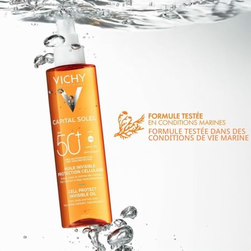 Capital Soleil Huile Solaire SPF50+ Visage Corps Cheveux 200ml