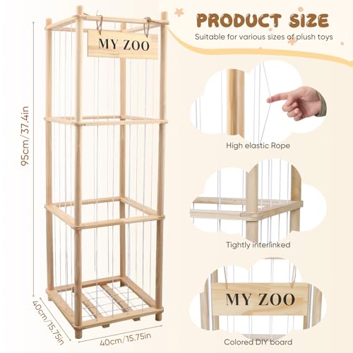 Wooden Pet Storage Box with 360° Wheels 135 x 40 x 40 cm Large Capacity for Playroom, Children's Room, Bedroom