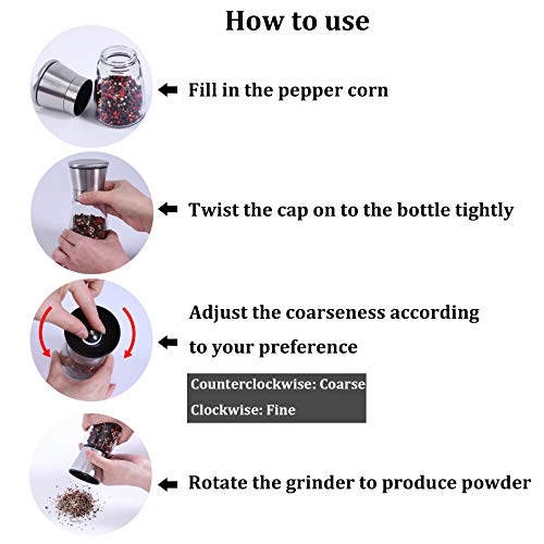 3 Premium+Salt+Pepper+Grinder+Set
