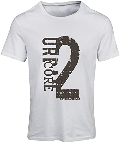 Sbock Mens Cotton Fashion T-shirts Summer Wear Short Sleeve T-shirt White XXL