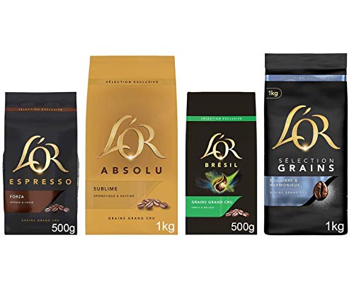 L'OR Kaffeebohnen Ultimate Variety Pack - 4 Packungen 3 kg