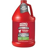 Nature’s Miracle Advanced Stain and Odor Eliminator Dog, For Severe Dog Messes, Sunny Lemon Scent