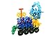 BUILD A BRAIN Imagination Flakes 500 Piece Interlocking Plastic Disc Set with Wheels Kit: Alternative Building Toys to Blocks Set; Kids Snowflake STEM Toys; Boys and Girls Educational, Connecting Toys