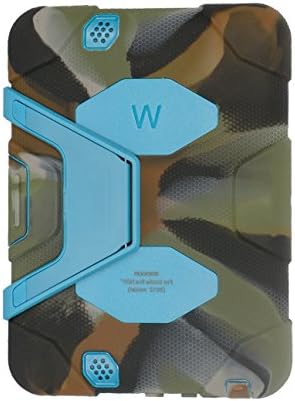 Kindle Fire Hd 7'' Case,bridgor the Rugged Case for Kindle Fire Hd7 Inch(2012 Model) , Army Camo Silicone and Blue Pc Resin Material
