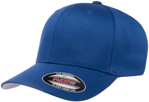 Plain Hats Flex Fitted Baseball Cap Hat - Royal Blue, Large  display picture 2