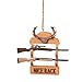 Nice Rack Hunting Rifles & Antlers Gun Rack Christmas Ornament 4