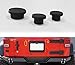 Sukemichi Tailgate Rubber Plugs, Tramp Stamp Tire Carrier Removable Rubber for Jeep Wrangler JK 2007-2017 (Pack of 3)