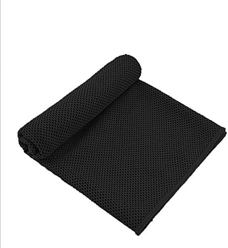 CICN Cooling Towel Quick-Drying Towel Two-Tone Cold Towel (1, Black)