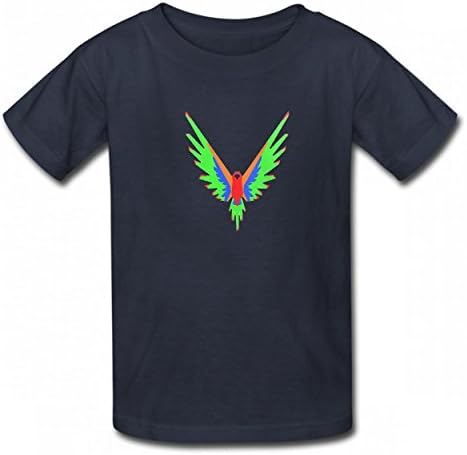 LCMFNF Paul You Logan Logo Tube Tshirt Printed Cotton T-Shirts Tops Logo Original Kid Tee Navy