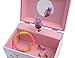 Jewelkeeper Musical Jewelry Box with 2 Pullout Drawers with Spinning Owls, Woodland Design, Twinkle Twinkle Little Star Tune
