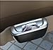 Ketofa Mini Auto Car Vehicle Garbage Dust Case Holder Box Bin Trash Rubbish Can(Silver)