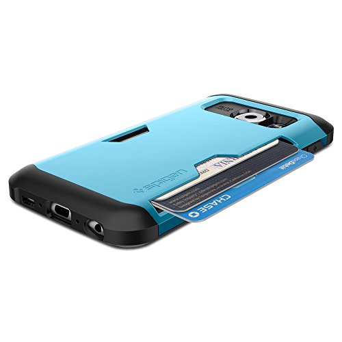 Spigen SGP11334 - Funda para Samsung Galaxy S6, Azul/Negro - Imagen 4