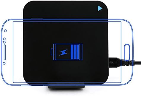 Yulinme Wireless charger Pad Stand For Nokia Lumia 920/1020/928 and Samsung S6/S6 Edge/S6 Edge Plus and others QI-Enabled Devices (Black)